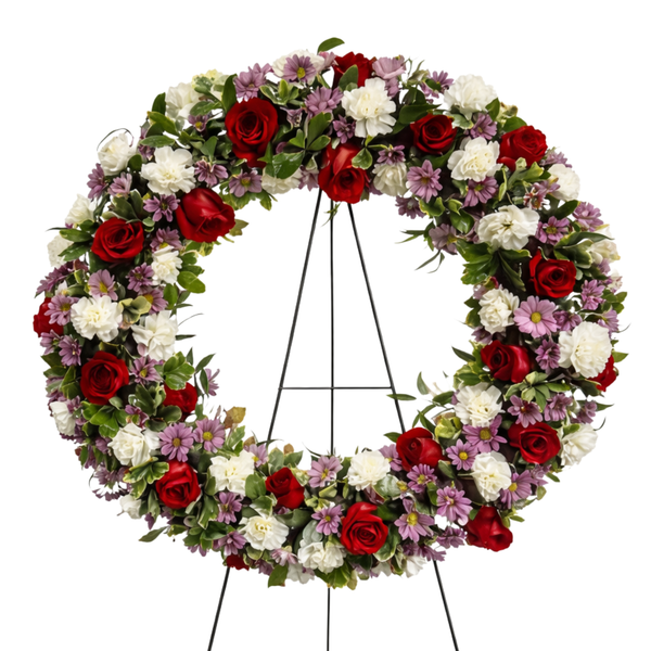 Large Wreath Standing Spray