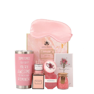 Mother's Day Pretty in Pink Spa Collection – 6Pc Self-Care Gift Box