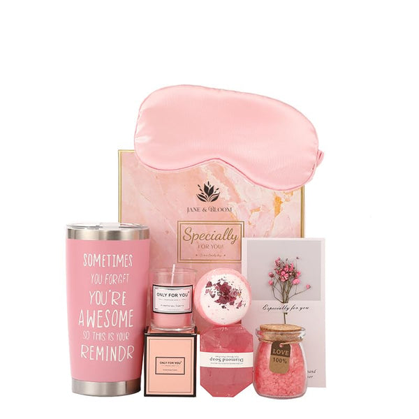 Mother's Day Pretty in Pink Spa Collection – 6Pc Self-Care Gift Box