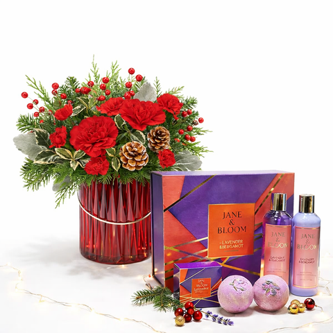 Winter Harmony: Bouquet + Lavender & Bergamot Spa Ritual