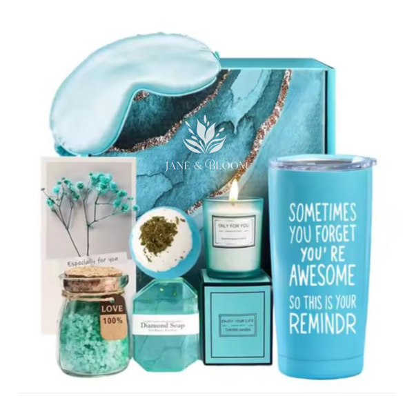 Mother's Day Breathe & Bloom Spa Set – 6Pc Refreshing Green Gift Box