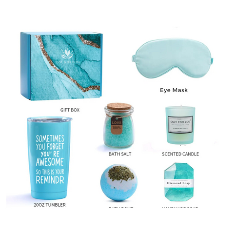 Mother's Day Breathe & Bloom Spa Set – 6Pc Refreshing Green Gift Box
