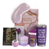Evening Bloom Spa Gift Set – 6Pc Purple-Themed Bath & Body Treats