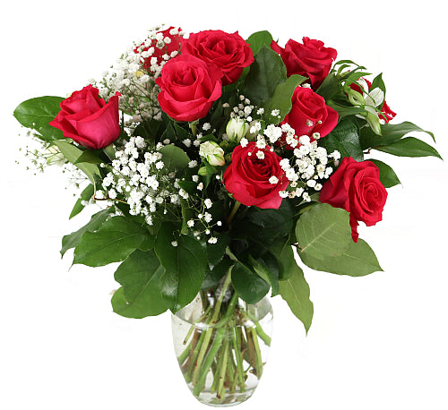 Hot Pink & Red Roses